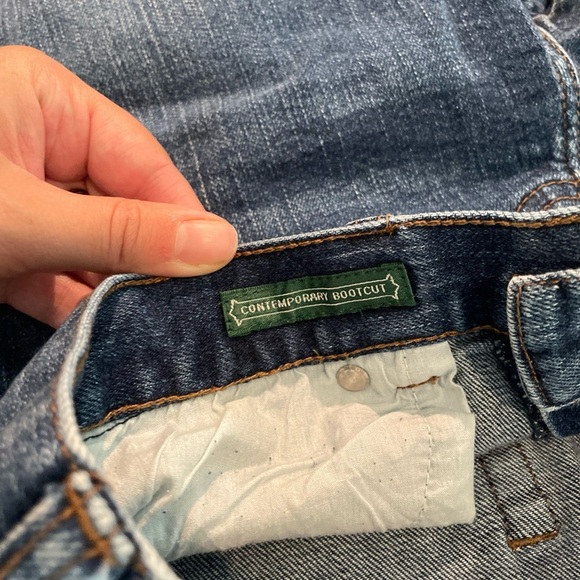 Lauren Ralph Lauren Blue Flare Wide Leg Jeans - Picture 4 of 8